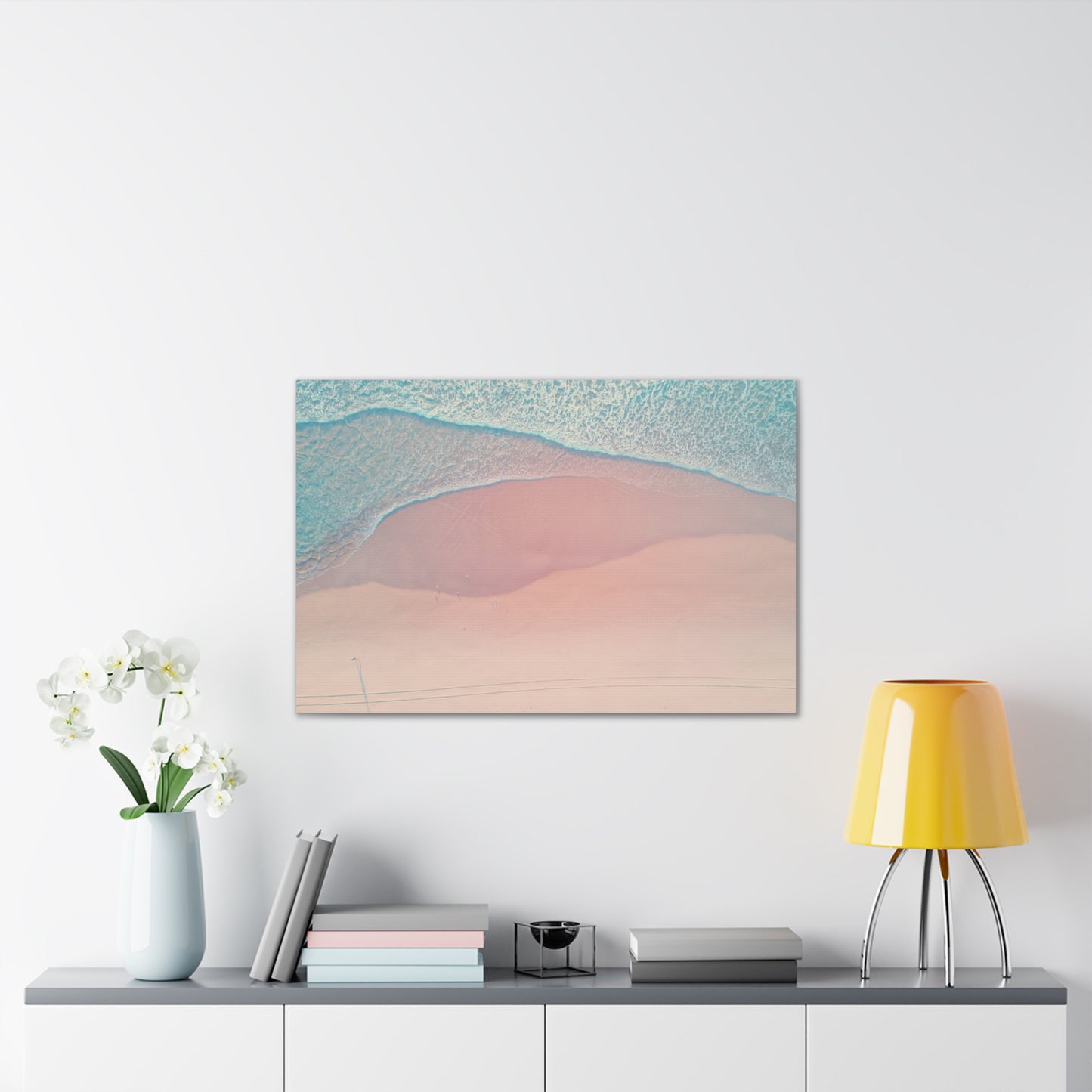 Sand & Water, Canvas Stretched, 2 Sizes Available 24"x16" & 36"x24" 0.75"