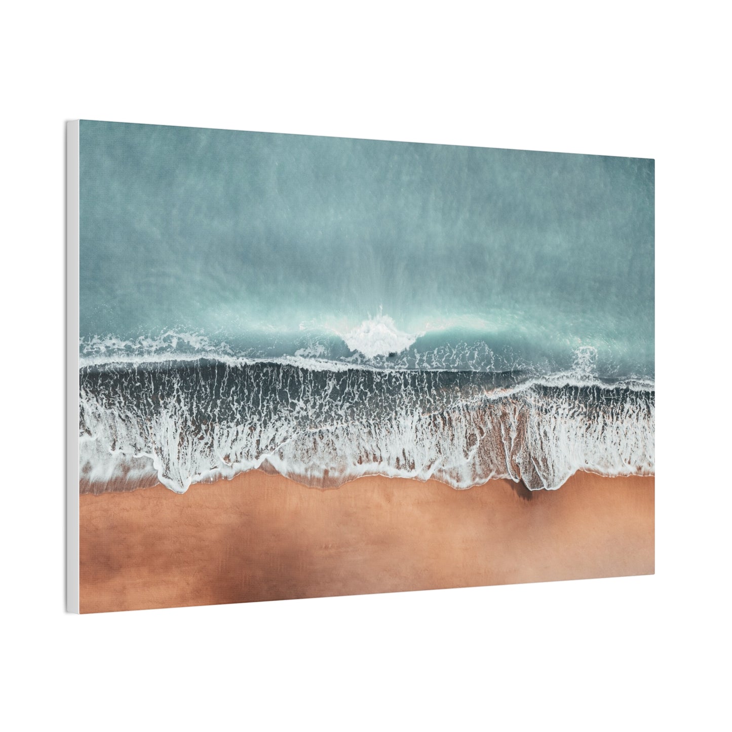 Waves & Sand 2, Canvas Stretched, 2 Sizes Available 24"x16" or 36"x24" x 0.75"