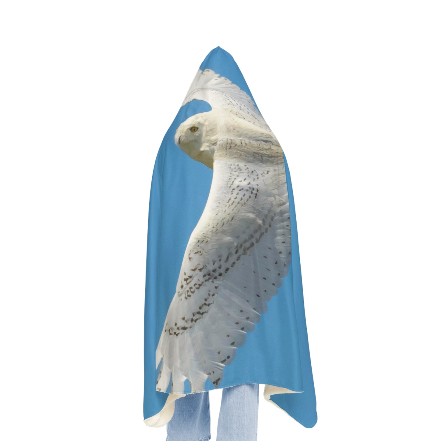 Snuggle Blanket - White Owl in Flight