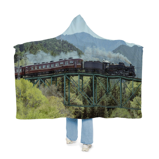 Snuggle Blanket - Train Crossing Bridge