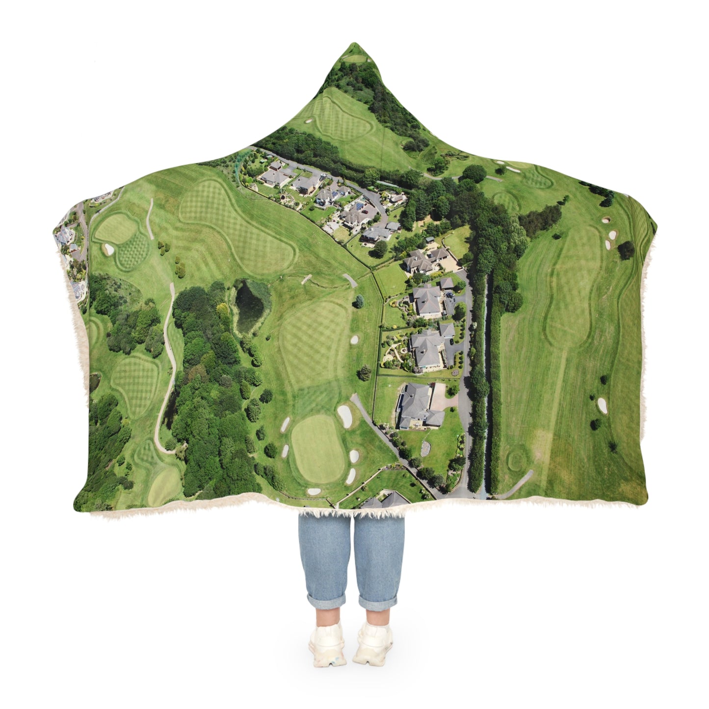 Snuggle Blanket - Golf Ariel View