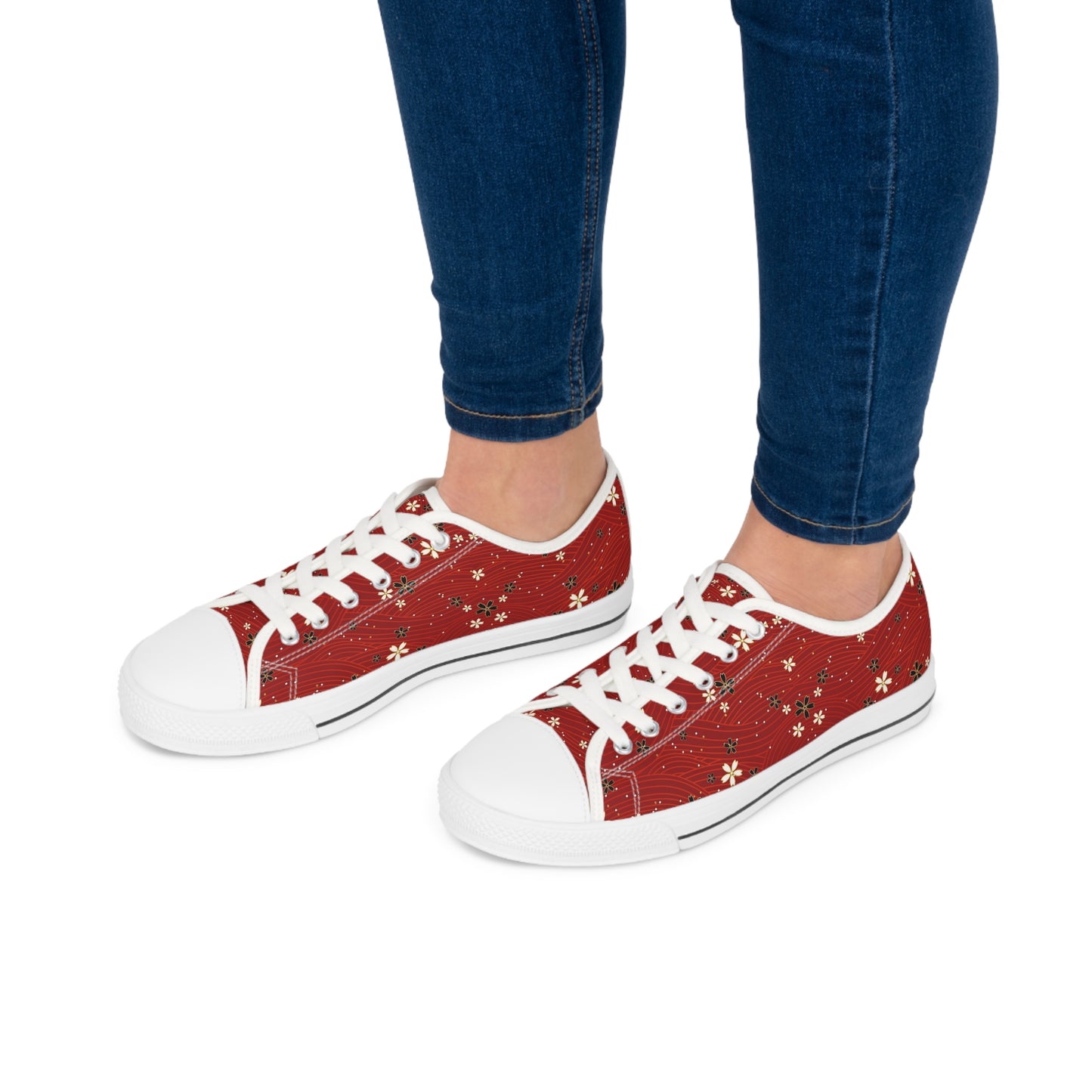 Women's Low Top Sneakers - Custom Design