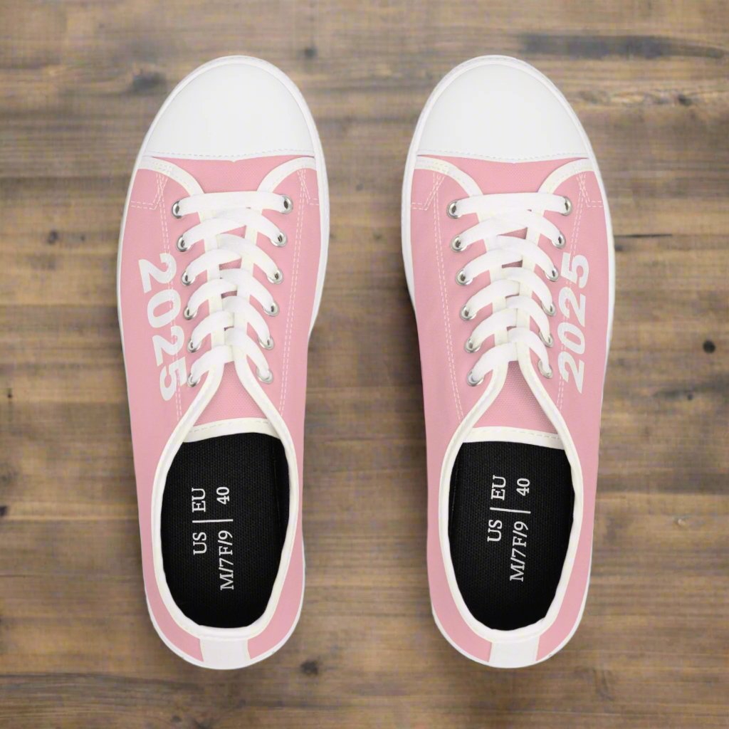 Women's Low Top Sneakers - Custom Design