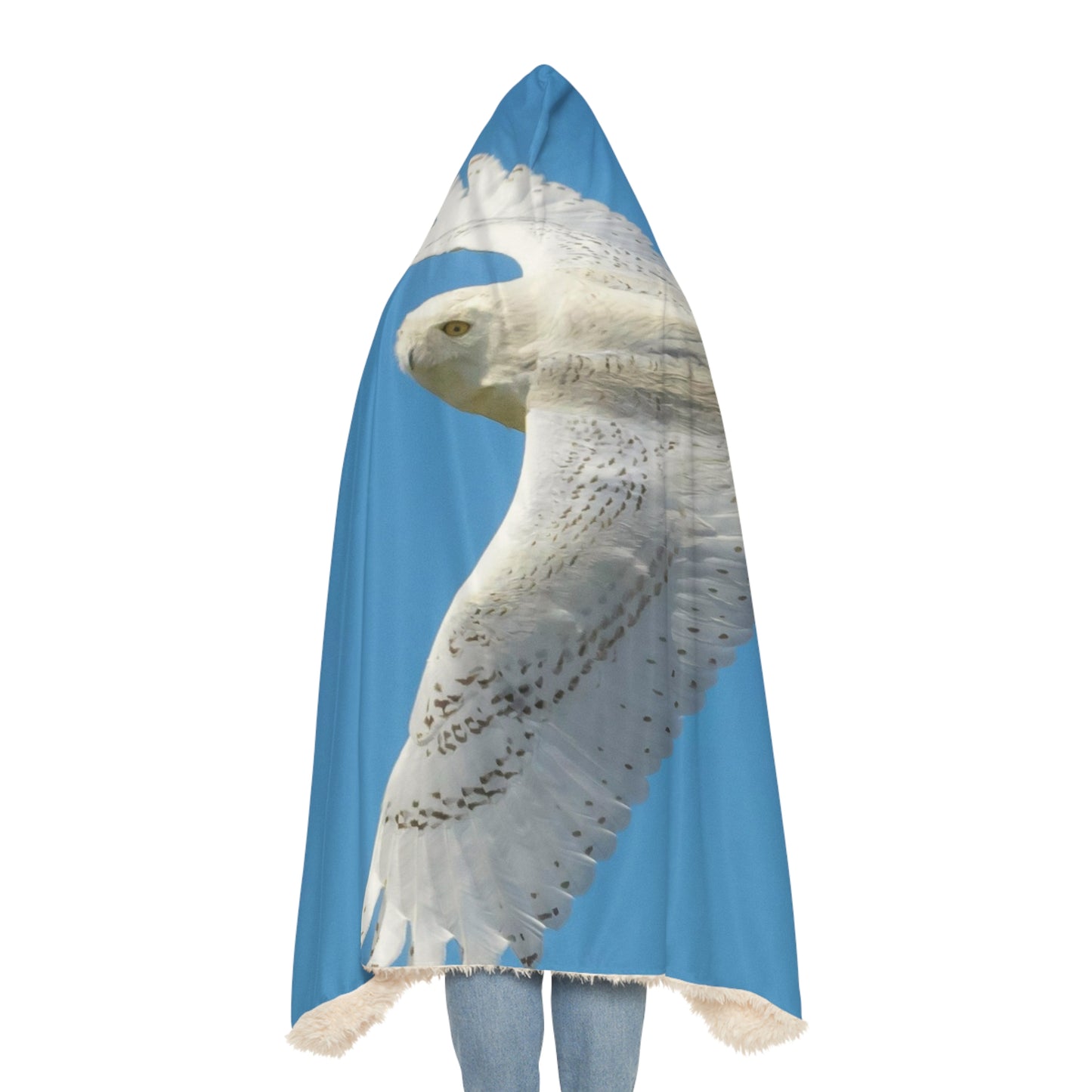 Snuggle Blanket - White Owl in Flight