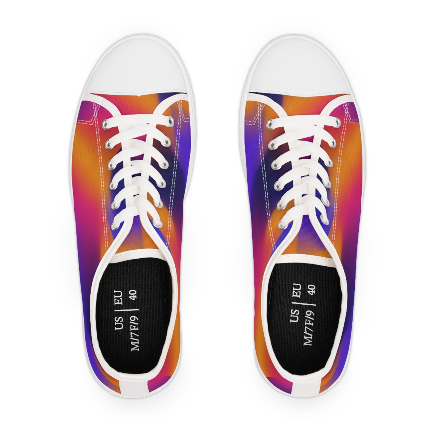 Women's Low Top Sneakers - Custom Design