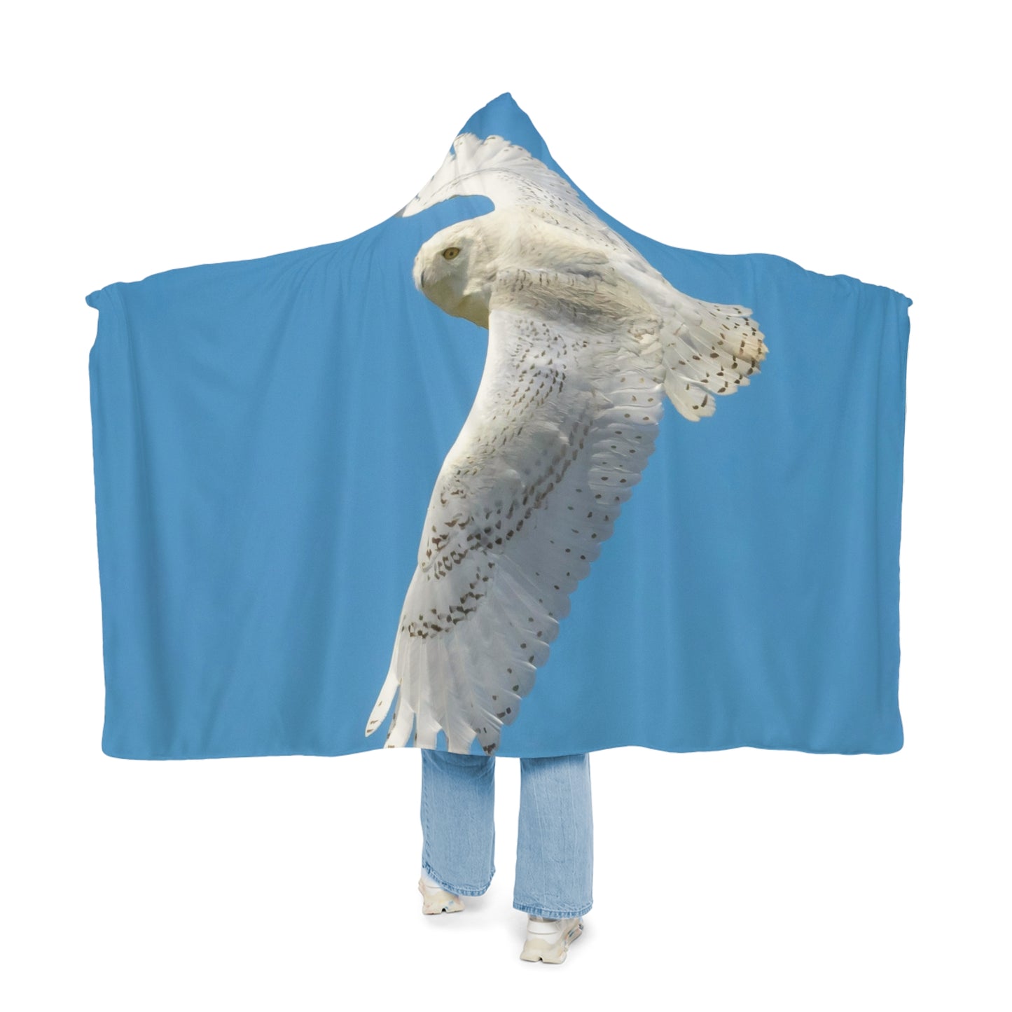 Snuggle Blanket - White Owl in Flight