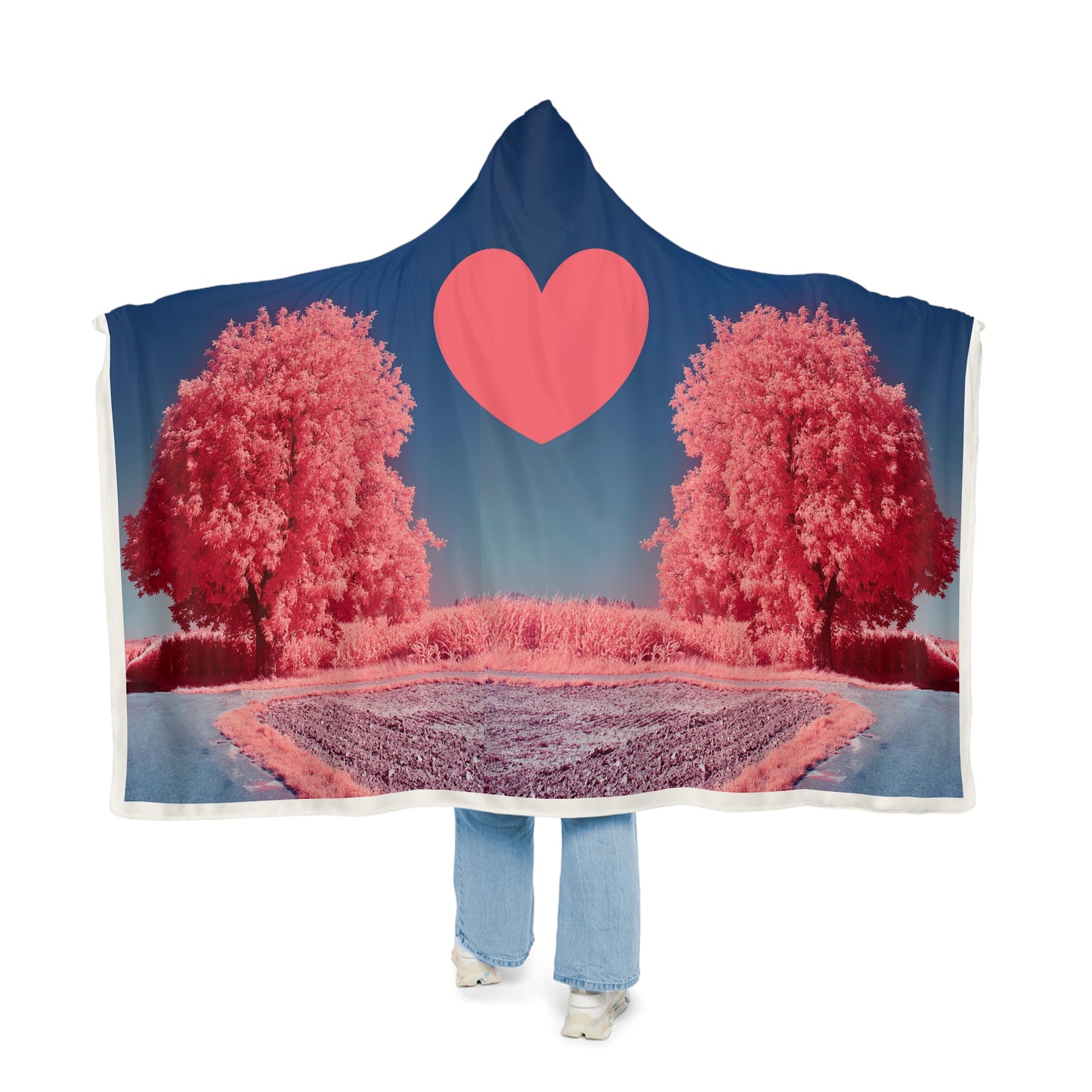 Snuggle Blanket - Pink Heart