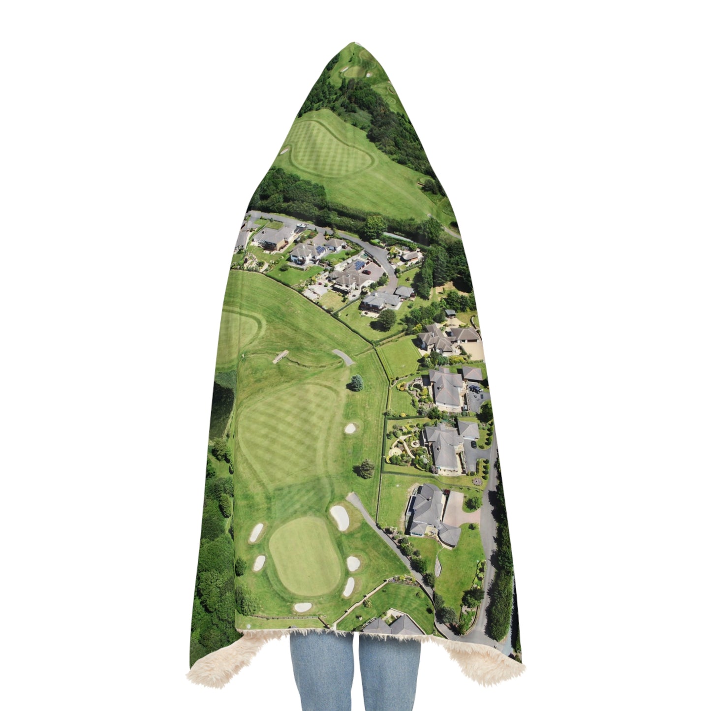 Snuggle Blanket - Golf Ariel View