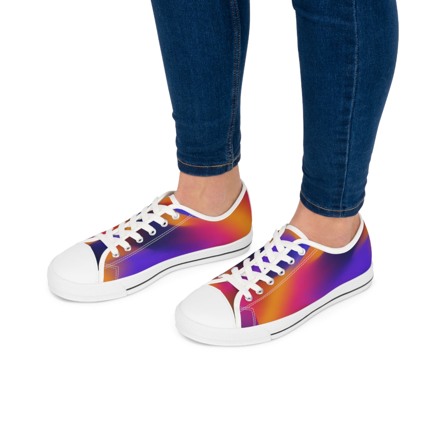 Women's Low Top Sneakers - Custom Design