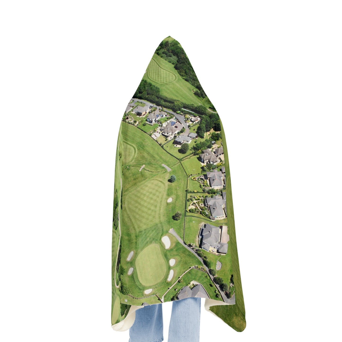 Snuggle Blanket - Golf Ariel View