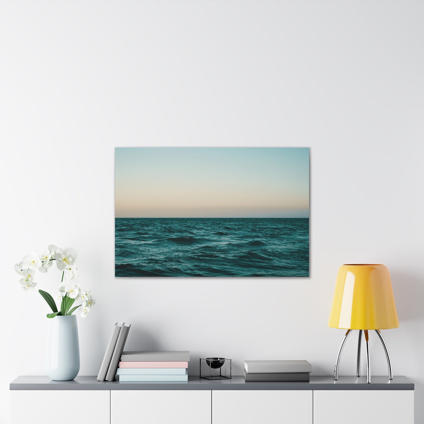 Water World, Canvas Stretched, 2 Sizes Available 24"x16" & 36"x24" x 0.75"