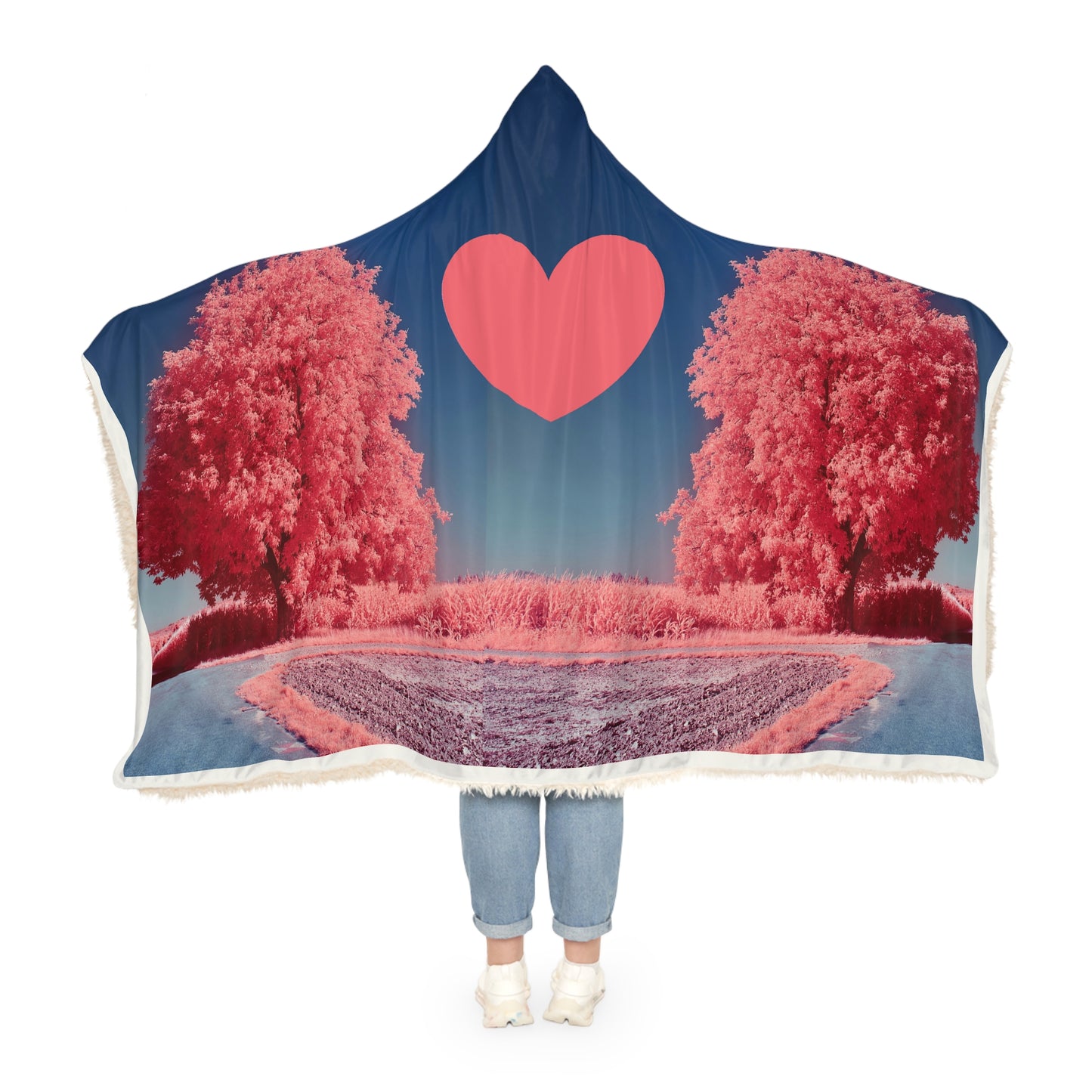 Snuggle Blanket - Pink Heart