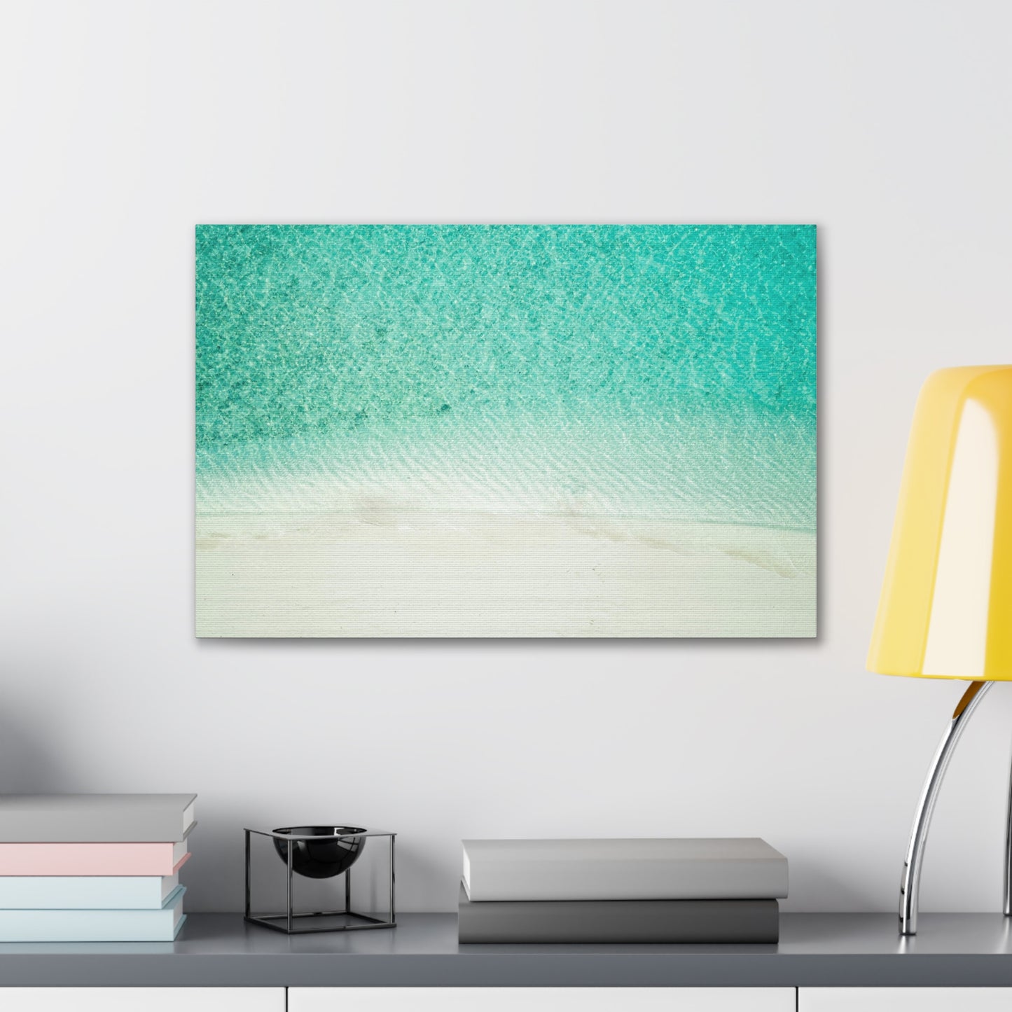 Relaxing Beach, Canvas Stretched, 2 Sizes Available 24"x16" & 36"x24" x 0.75"