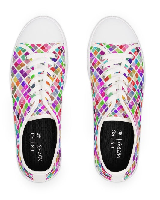 Women's Low Top Sneakers - Custom Design