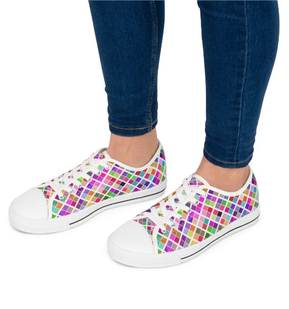 Women's Low Top Sneakers - Custom Design